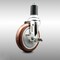 Service Caster 5 Inch 316SS Maroon Polyurethane Swivel 1-5/8 Inch Expanding Stem Caster Brake SCC-SS316EX20S514-PPUB-MRN-TLB-158 - alternate 1